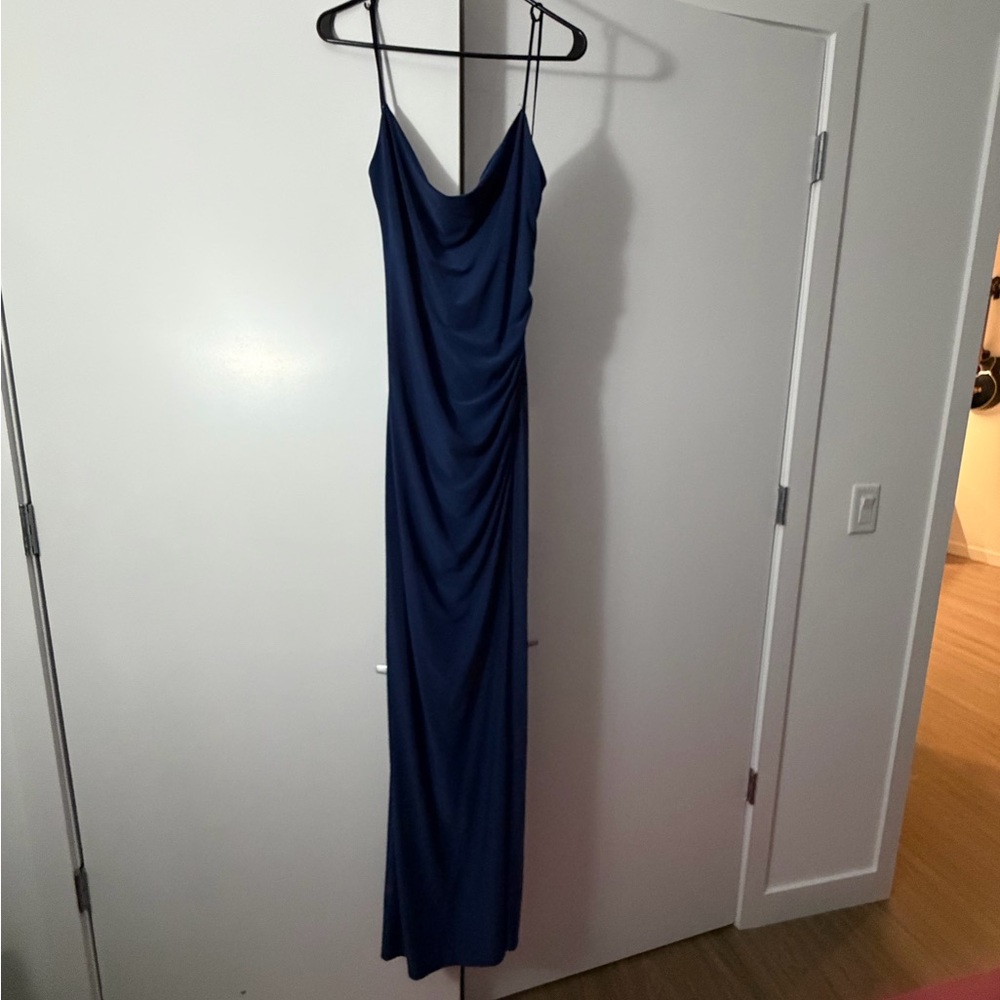 Elegant Blue Maxi Dress